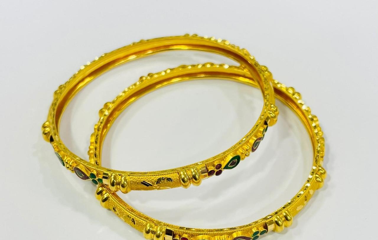 Gold bangles