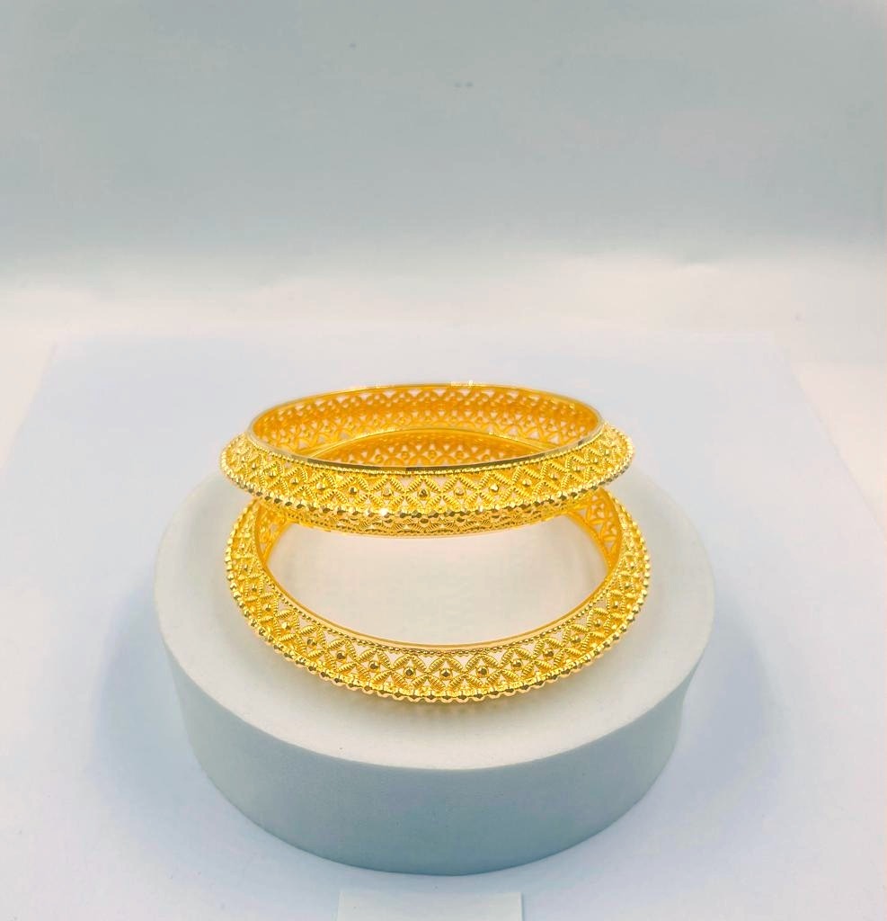 Gold bangles
