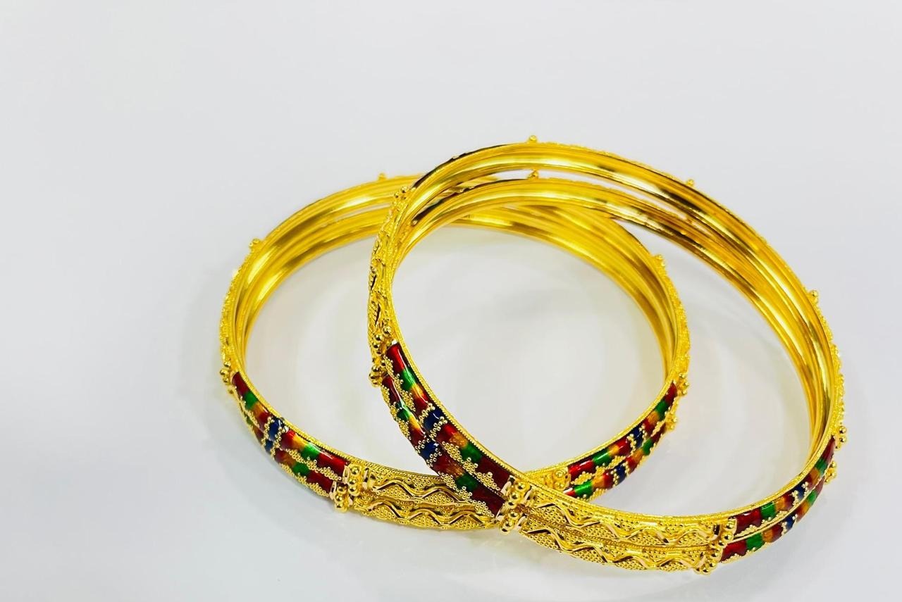 Gold bangles