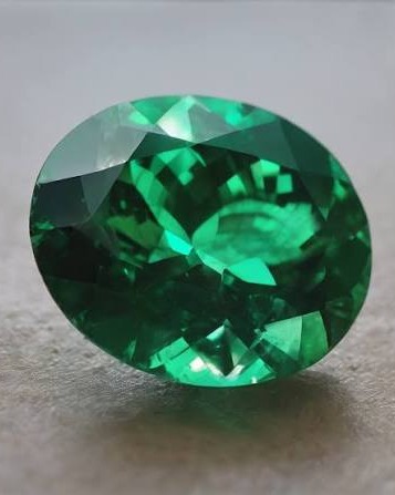 Loose emerald gemstone