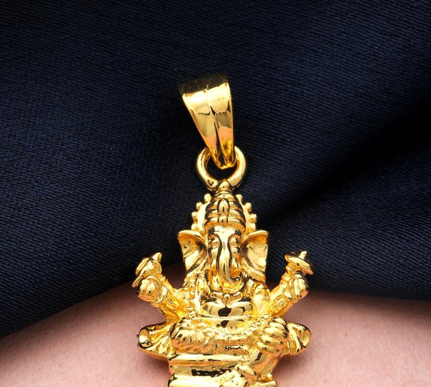 Ganesh gold pendant