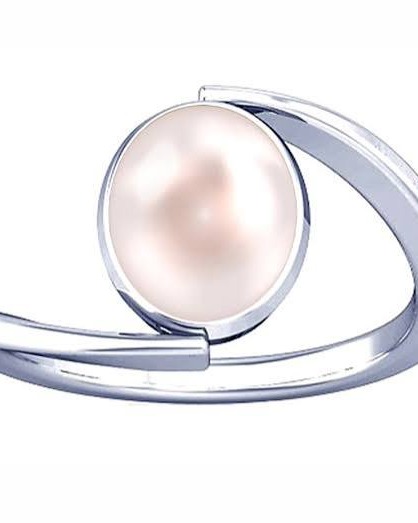 Pearl silver ring